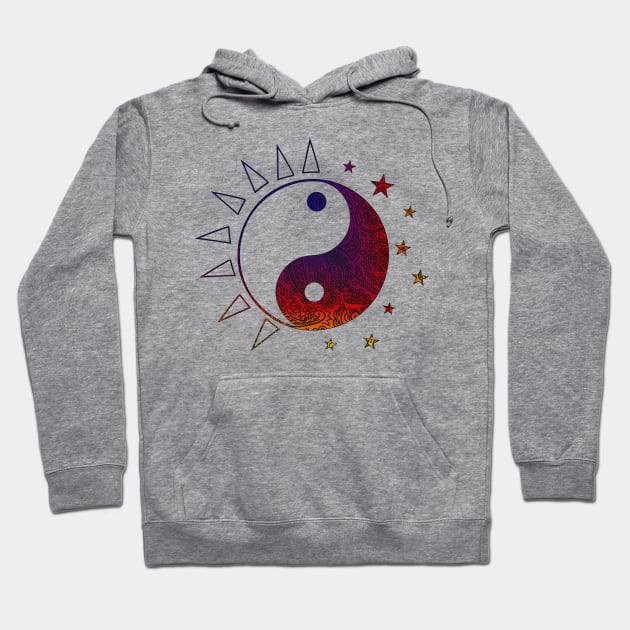 Peace, a Symbol of the Sun Hoodie by xxtinastudio